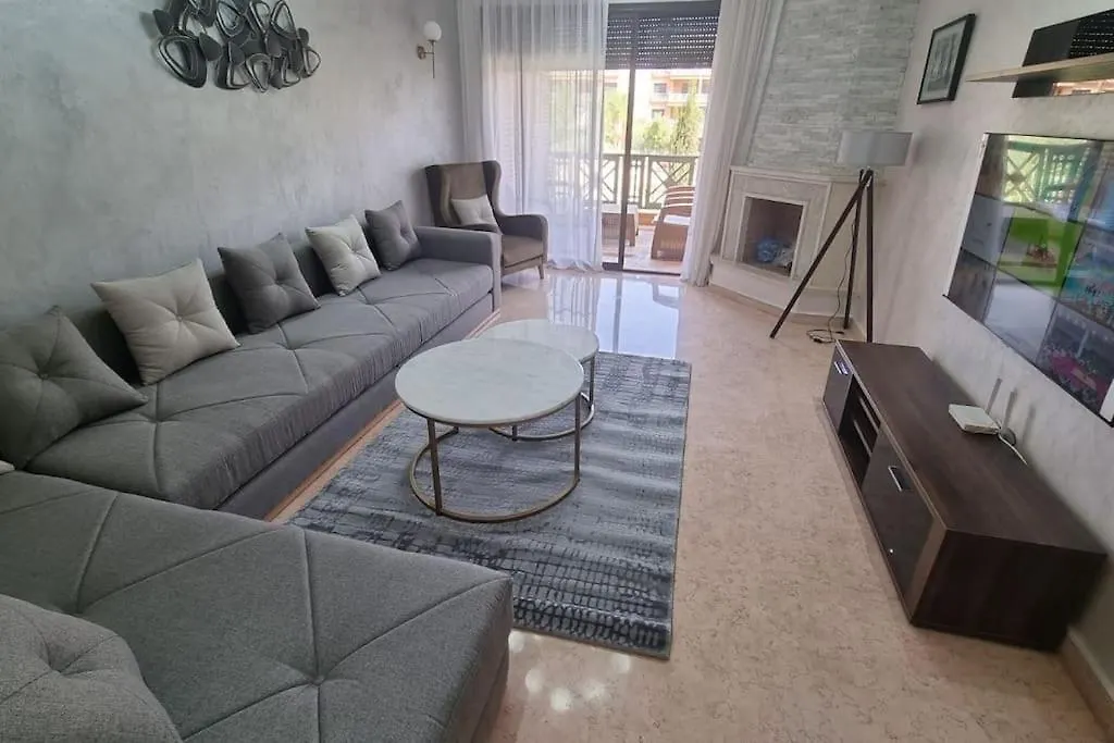 马拉喀什Tibouda House Apts Deluxe Marrakech Familiale - T3公寓 0*, 马拉喀什 摩洛哥