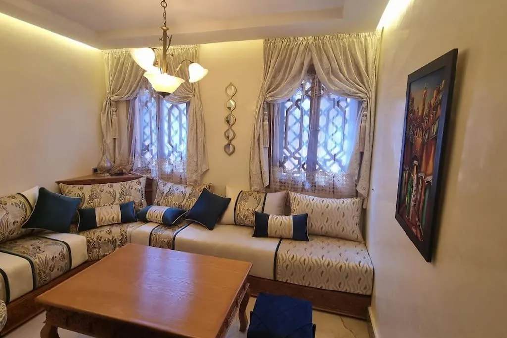 马拉喀什Tibouda House Apts Deluxe Marrakech Familiale - T3公寓 0*, 马拉喀什