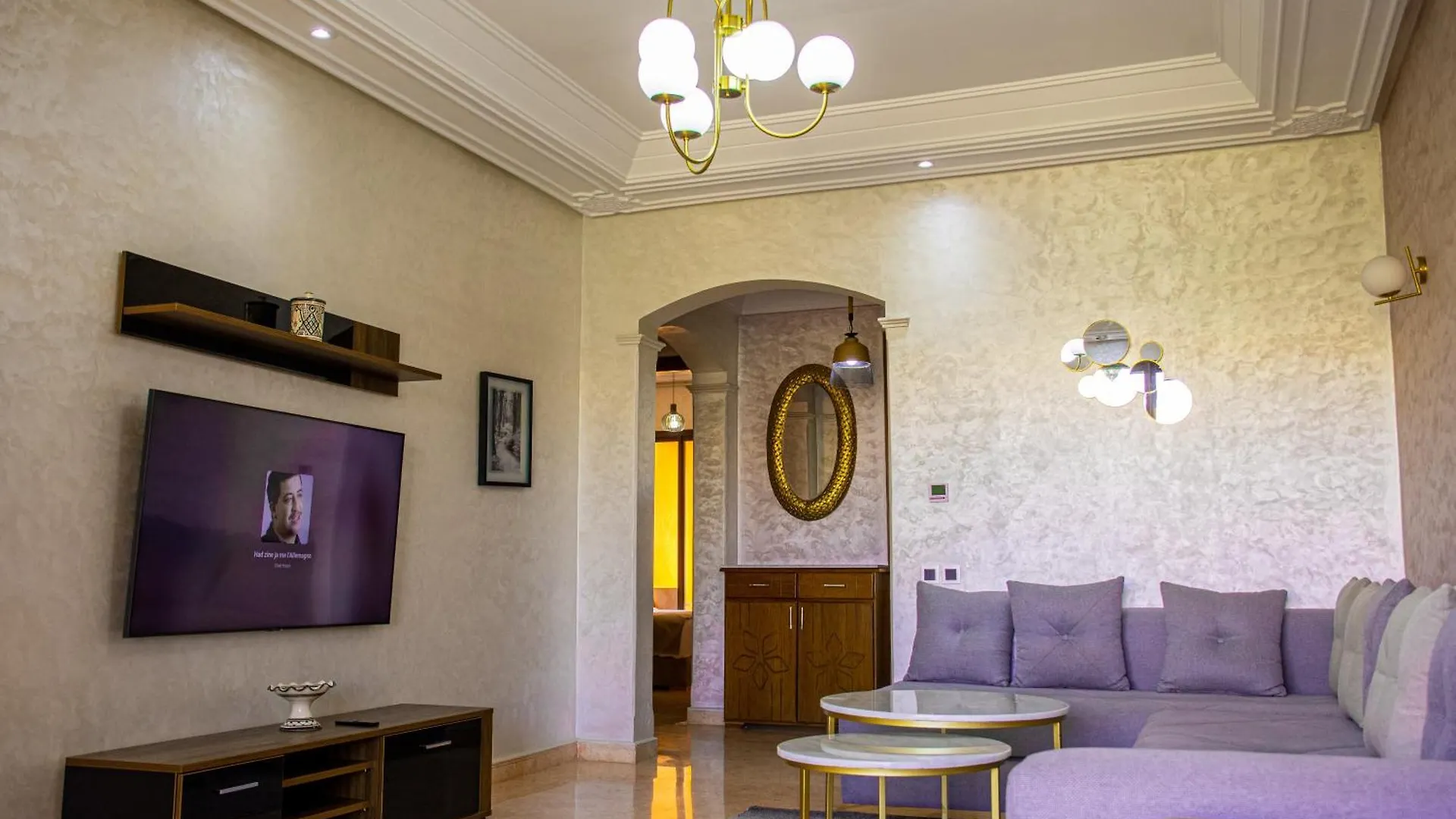 马拉喀什Tibouda House Apts Deluxe Marrakech Familiale - T3公寓 0*, 马拉喀什 摩洛哥