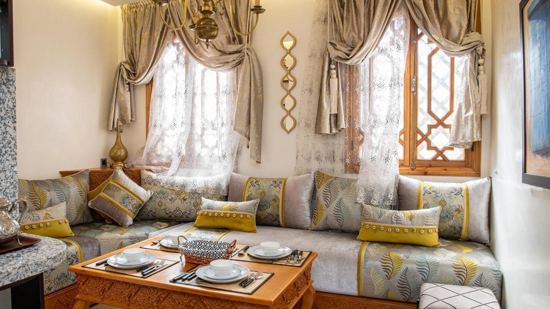 马拉喀什Tibouda House Apts Deluxe Marrakech Familiale - T3公寓 马拉喀什