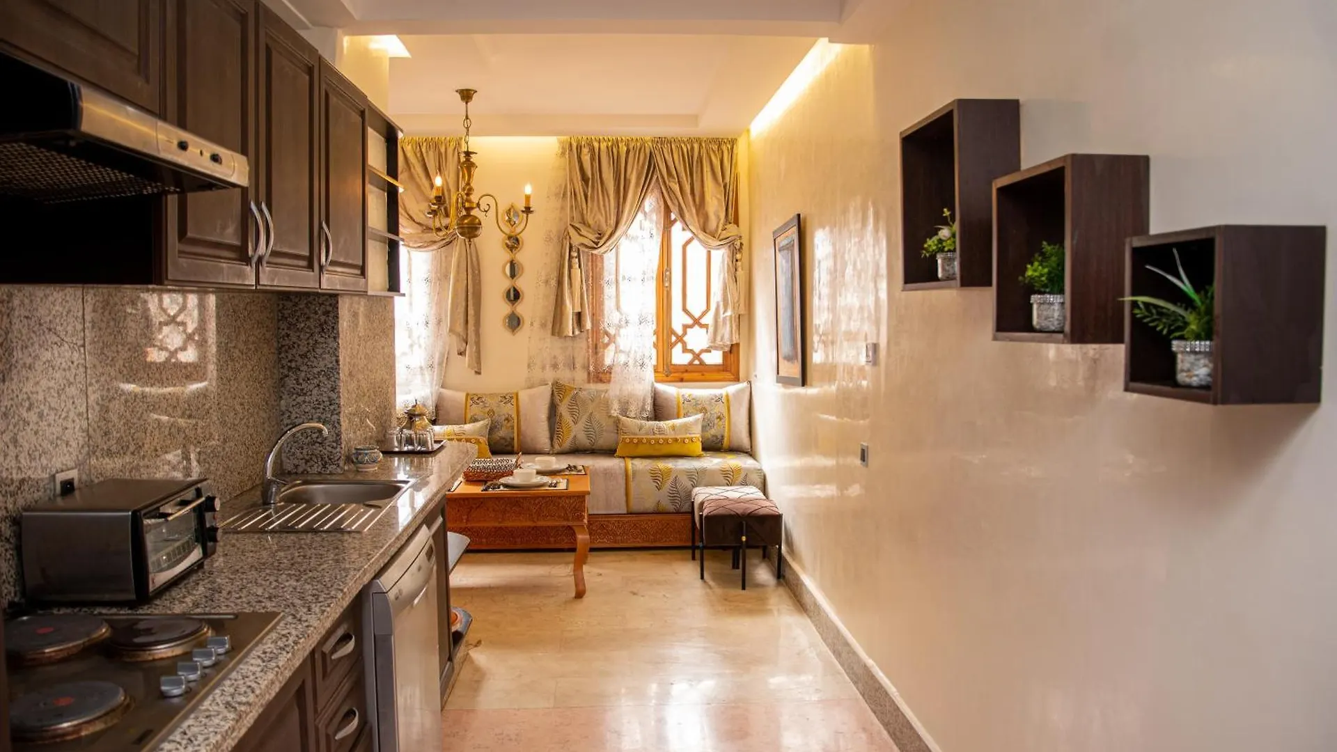 马拉喀什Tibouda House Apts Deluxe Marrakech Familiale - T3公寓 马拉喀什